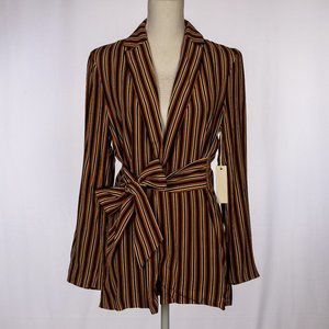 NWT CAPULET Tie Front Blazer Size S